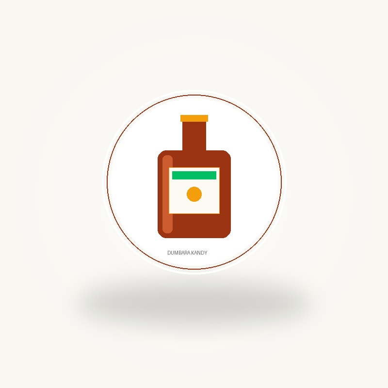 Dumbara Kithul Treacle Glass Bottle